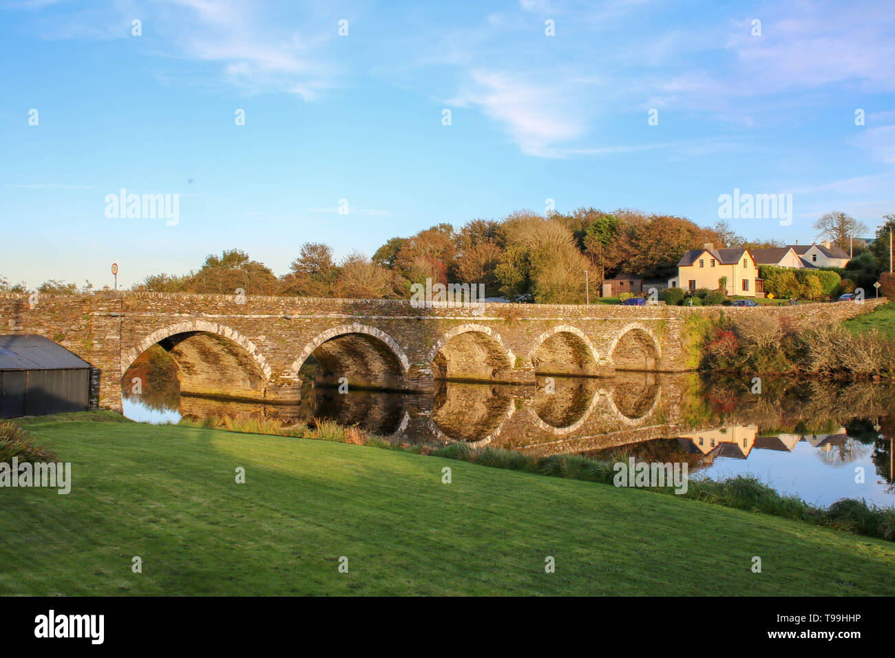 Sunset Skibbereen West Cork Ireland Stock Photo