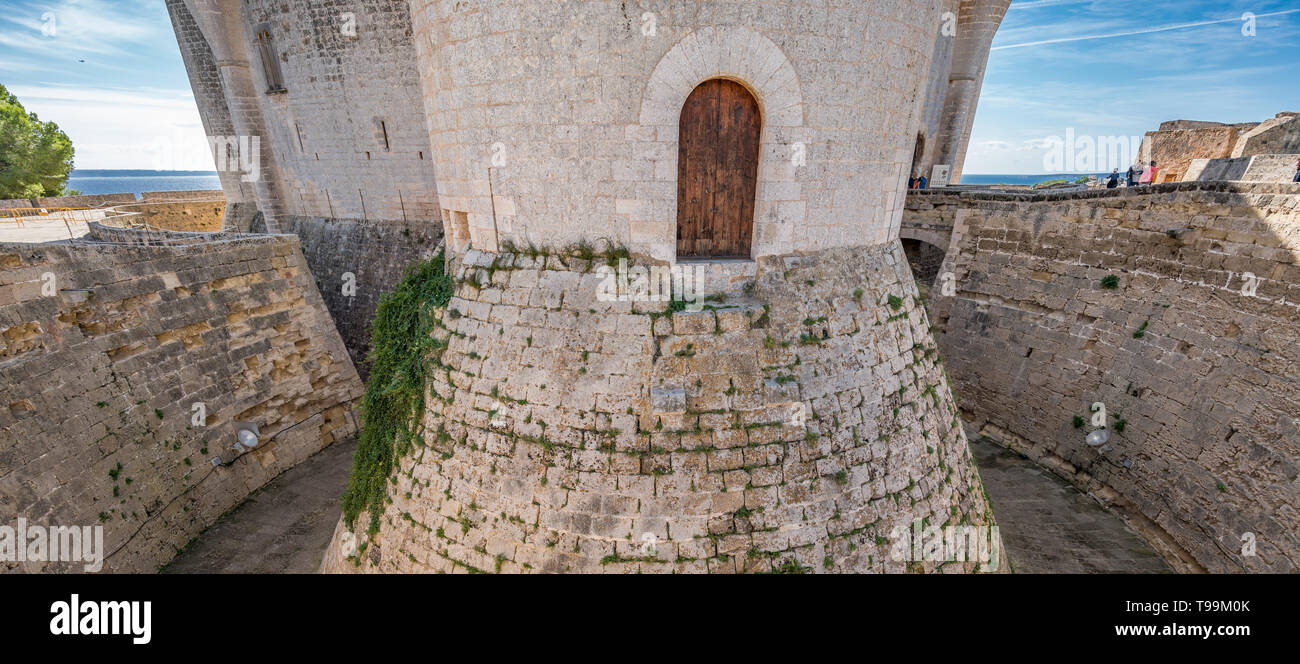 Majorca, Spain - October 30, 2018 : Panoramic view of Deep moat ...