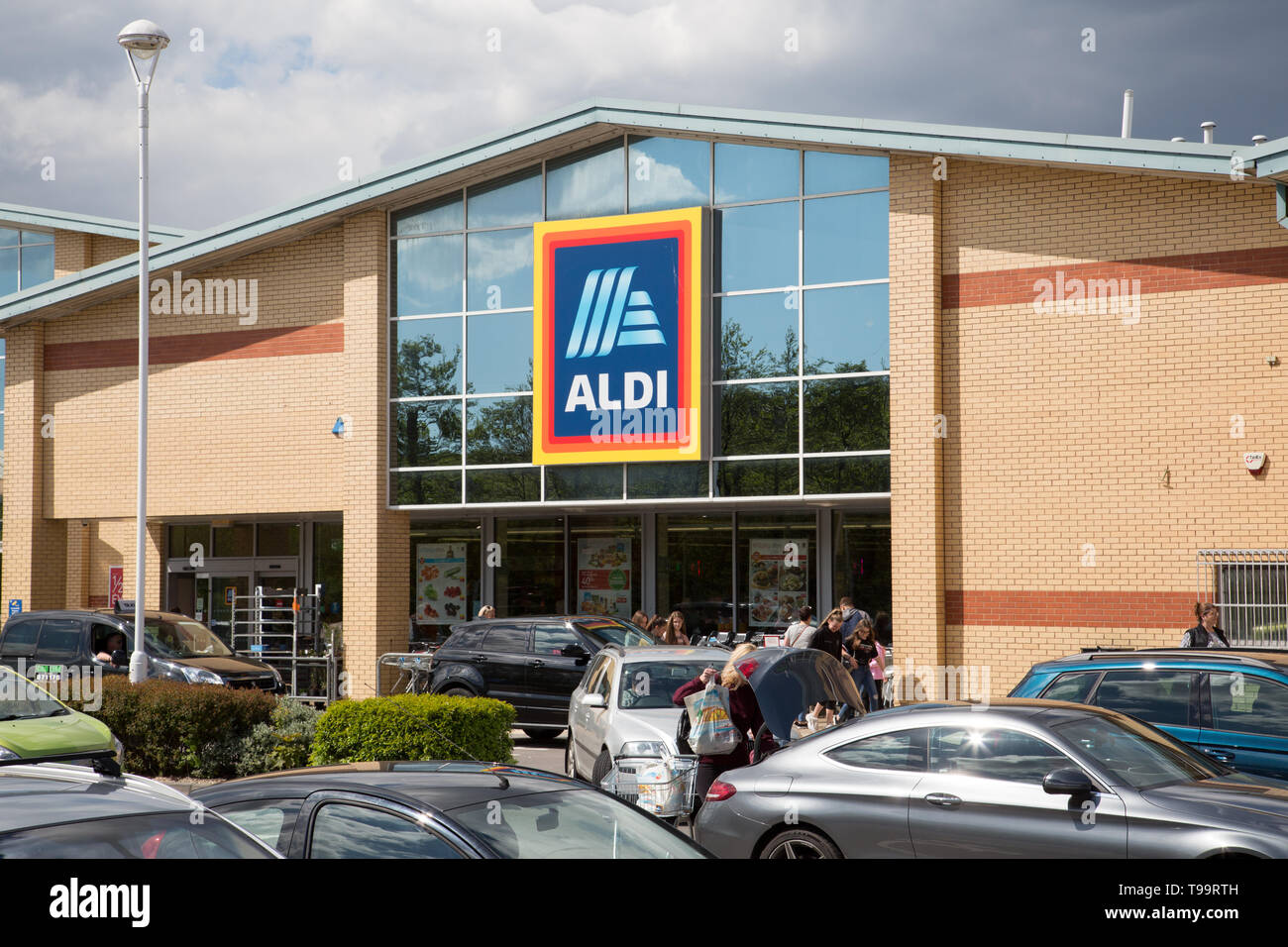 Glamorgan Vale Retail Park, Llantrisant Stock Photo