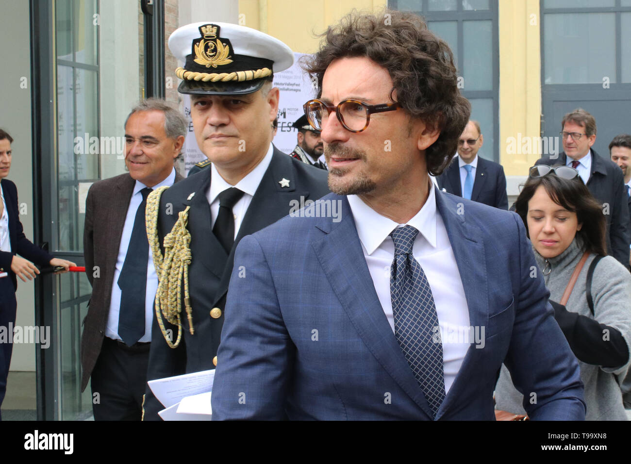 Modena Italia May 17 2019 Danilo Toninelli Italian Minister Visit Motor Valley Exhibition Stock Photo Alamy