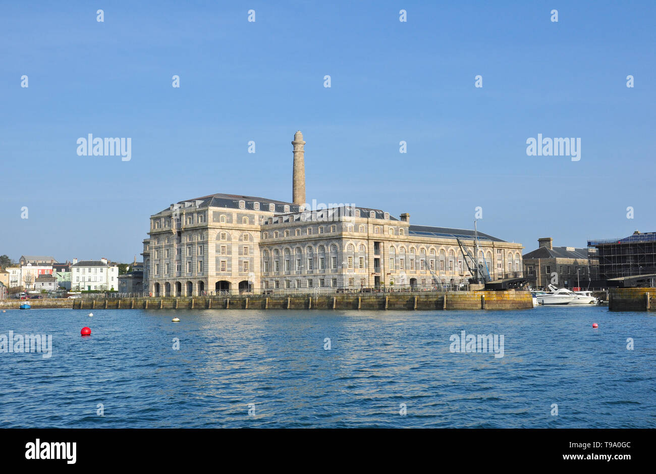 Renovated buildings, Royal William Yard, Plymouth, Devon, England, UK