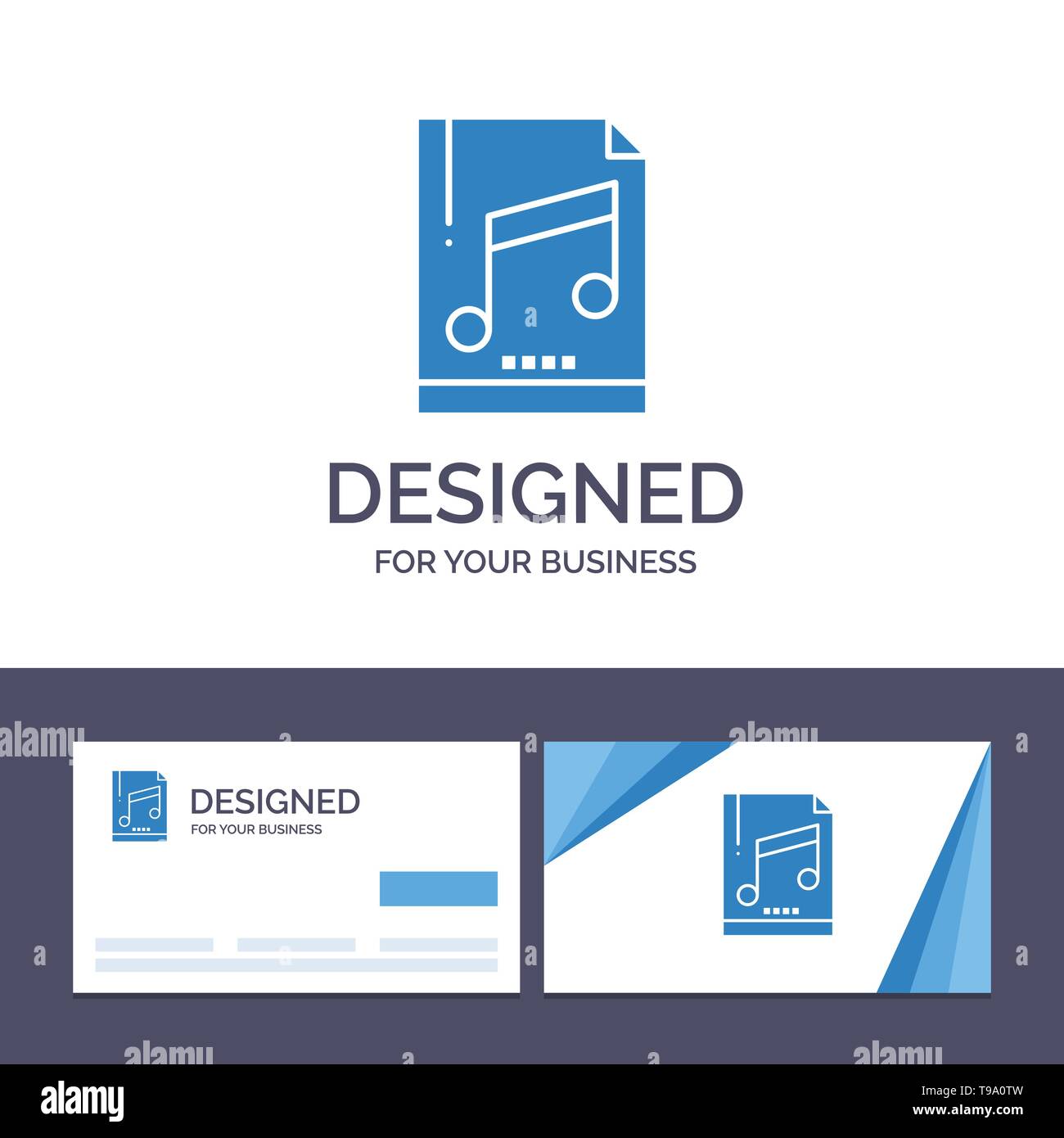 Creative Business Card and Logo template Audio, Computer, File, Mp3
