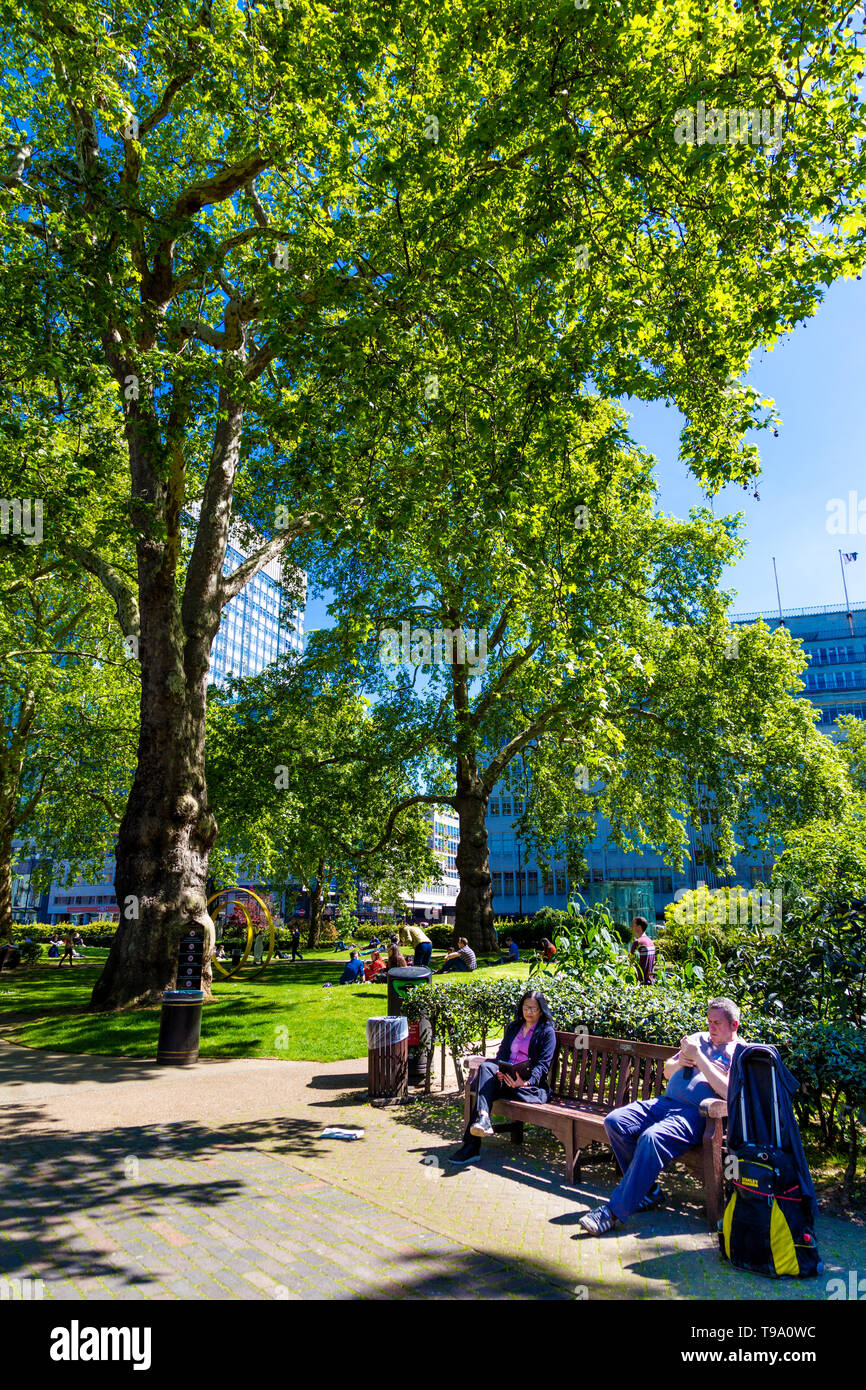 Cavendish Square Gardens, London, UK Stock Photo