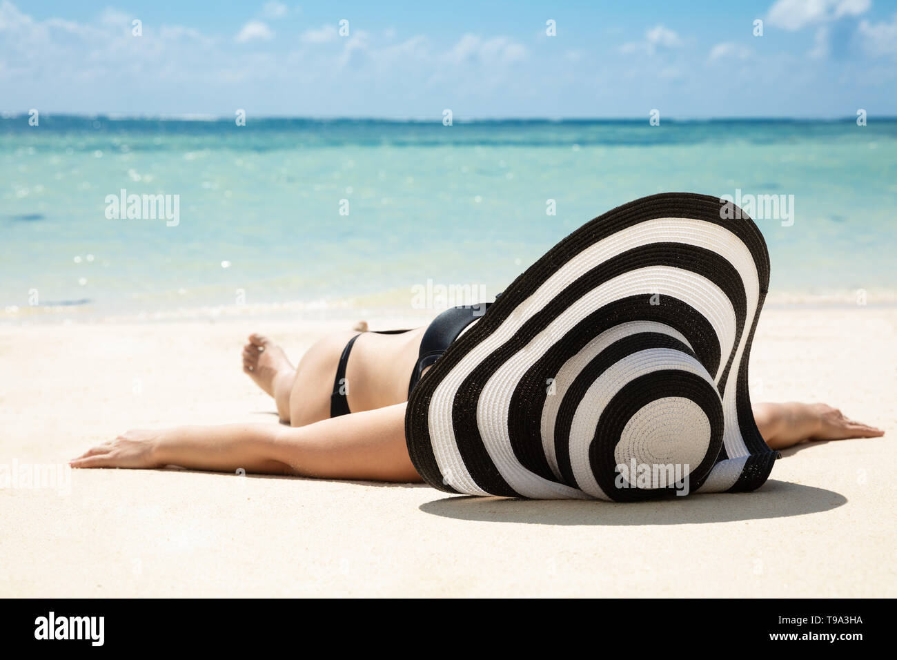 Bikini model beach lying hires stock photography and images Alamy