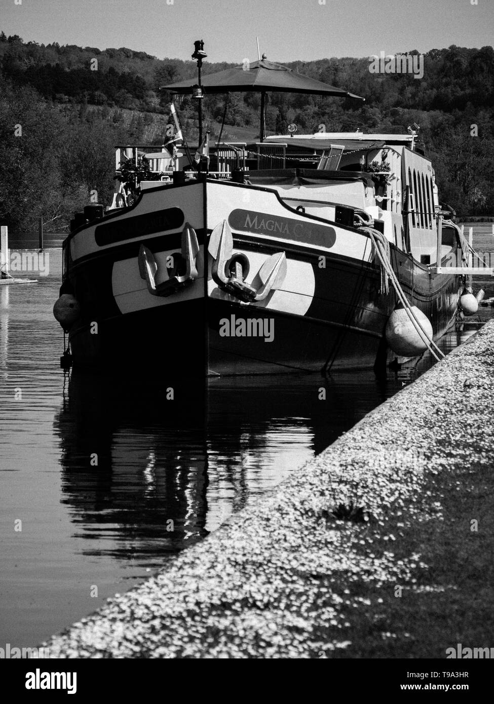 Magna Carta Boat, on River Thames, nr Henley-on-Thames, Oxfordshire ...