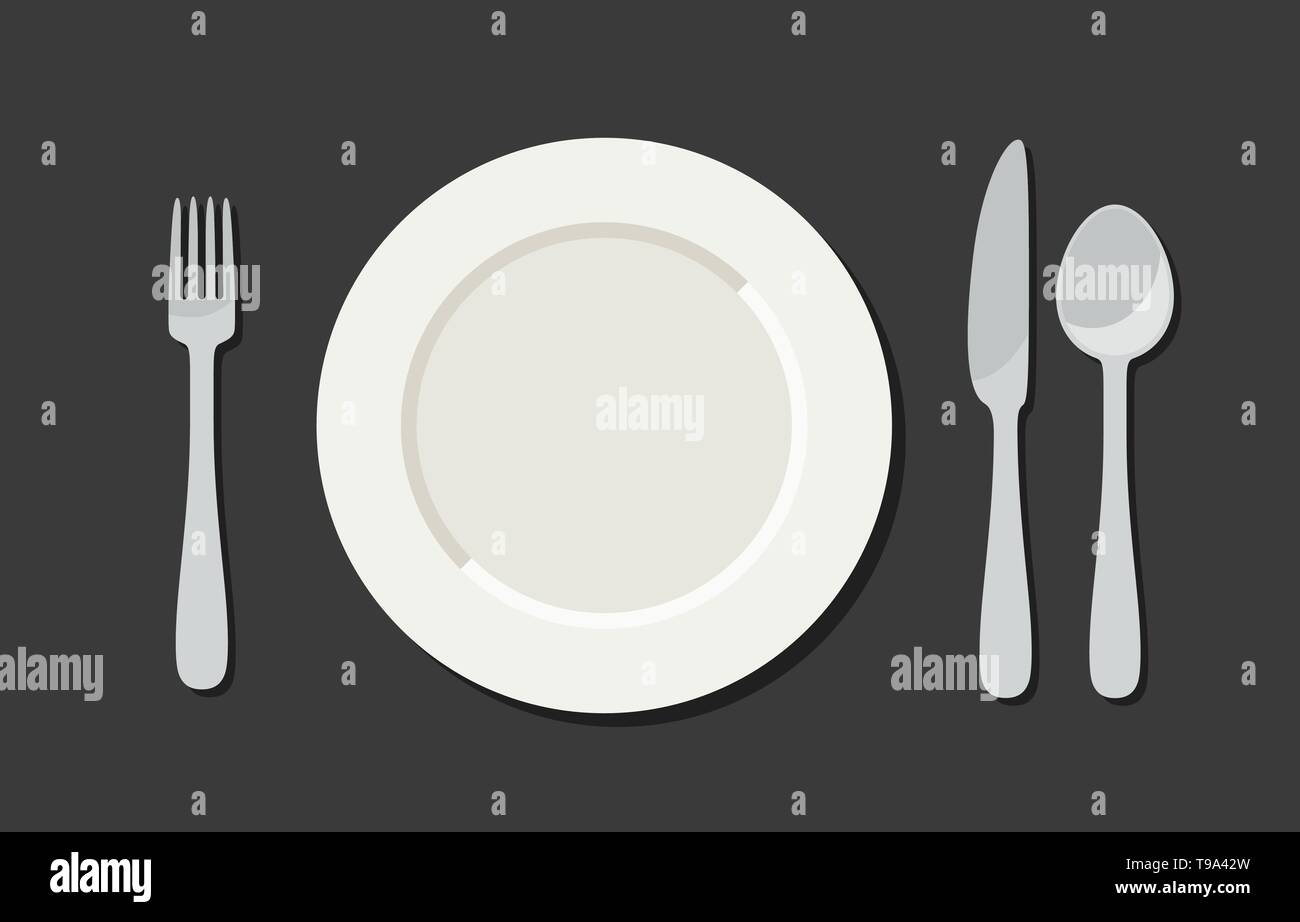 Utensil in flat style Stock Vector