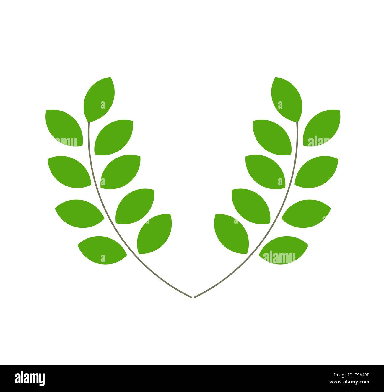 Green leaves. Vector illustration Stock Vector Image & Art - Alamy
