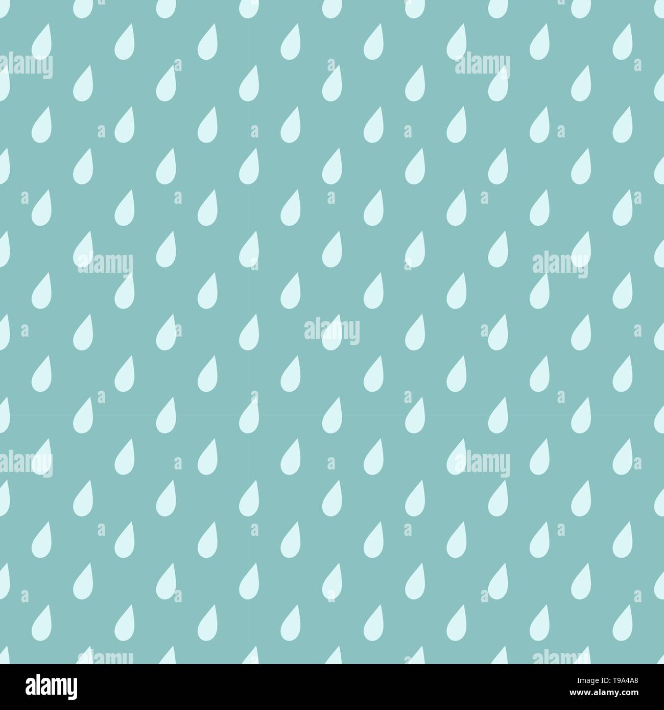 Rain blue seamless pattern. Vector illustration Stock Vector Image ...