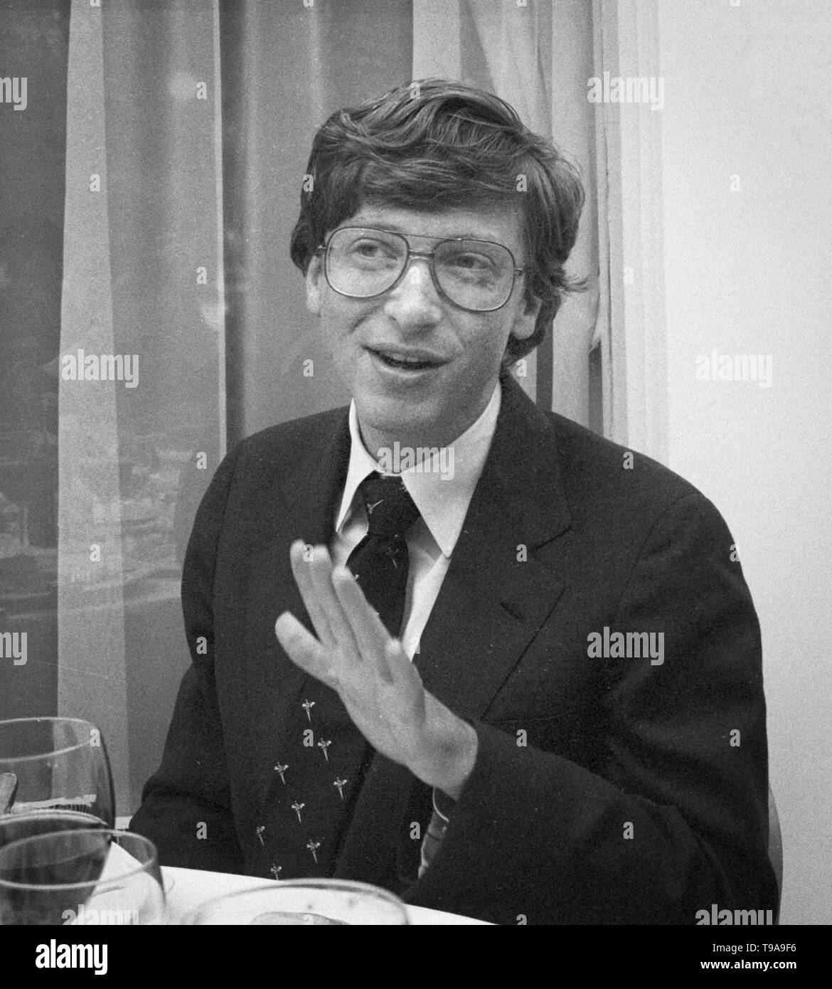Bill gates microsoft Black and White Stock Photos & Images - Alamy