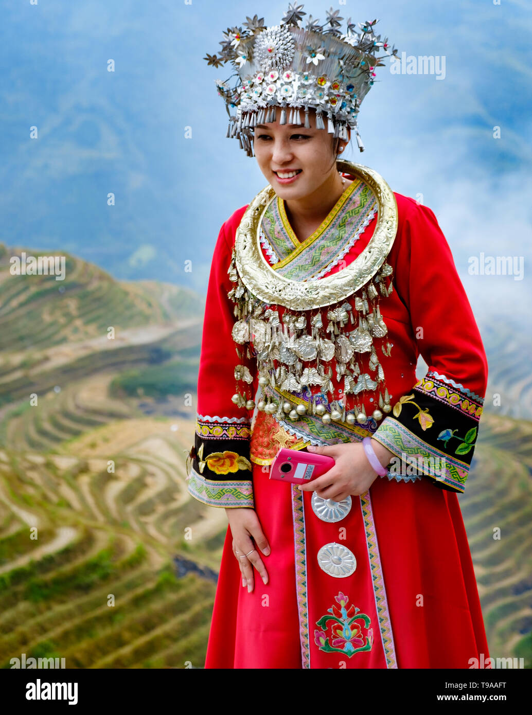 Chinese farmer girl hi-res stock photography and images - Alamy