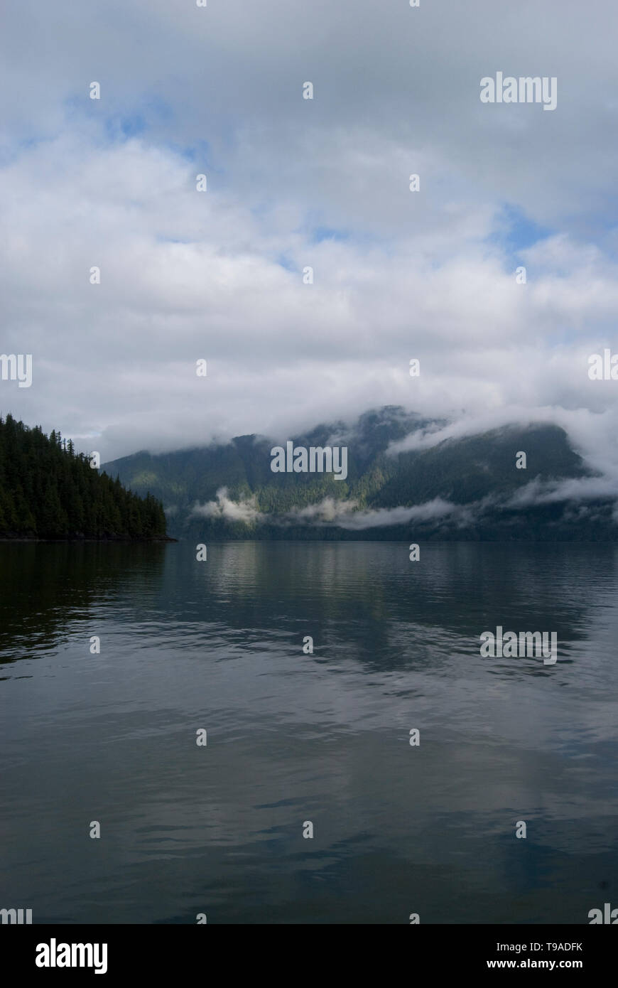 British Columbia, Canada, Salmon fishing at King Salmon Resort, Rivers