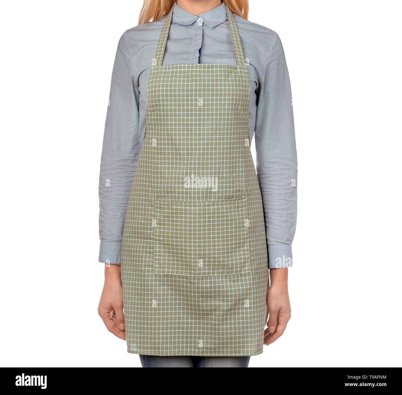 Woman in apron on hi-res stock photography and images - Alamy