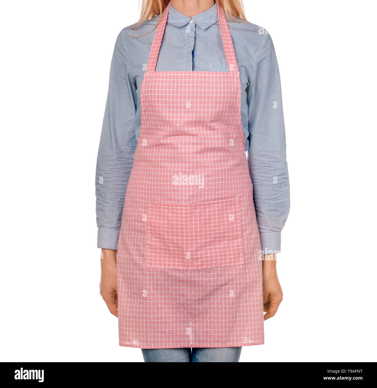 Woman in apron on hi-res stock photography and images - Alamy