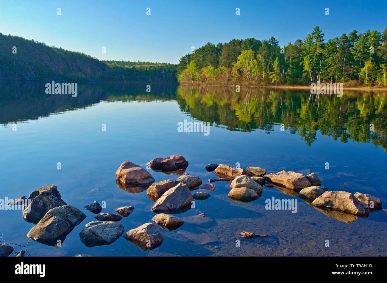 Arrowhead Lake, Arrowhead Provincial Park, Ontario, Canada Stock Photo