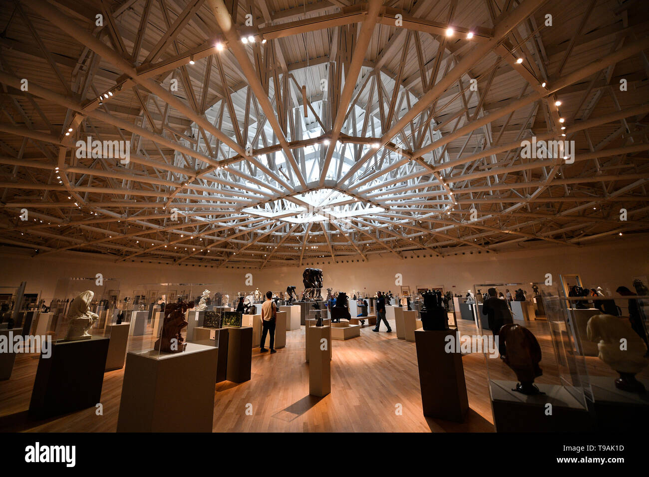 Beijing, China. 2nd May, 2019. Photo taken on May 2, 2019 shows Museo Soumaya in Mexico City, Mexico. Saturday marks the International Museum Day. Credit: Xin Yuewei/Xinhua/Alamy Live News Stock Photo