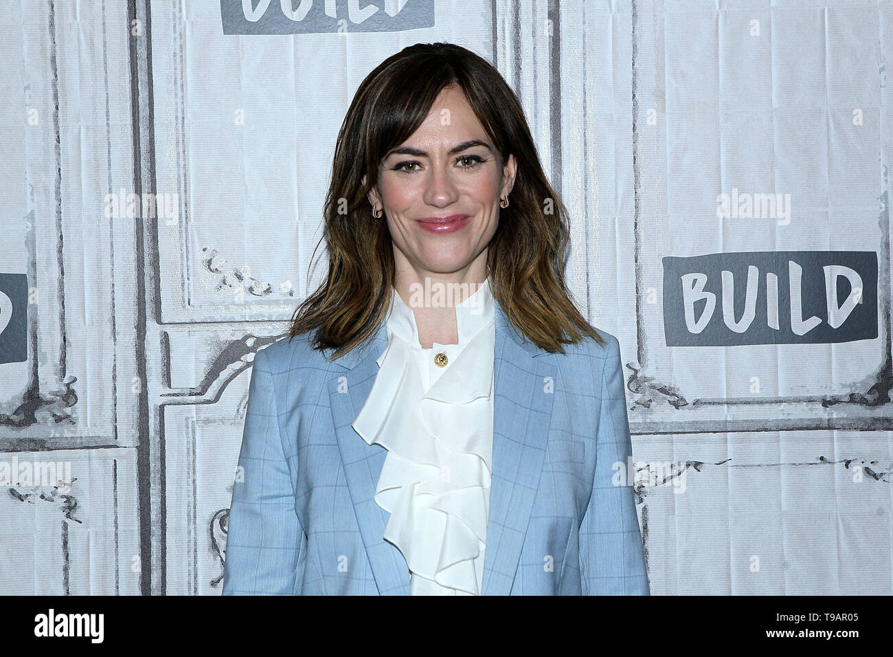 New York, USA. 17 May, 2019. Maggie Siff at the Build Series with Maggie Siff, discussing her roles in Showtime's 'Billions' and the Sam Shepard play, 'Curse of the Starving Class' at BUILD Studio. Credit: Steve Mack/Alamy Live News Stock Photo