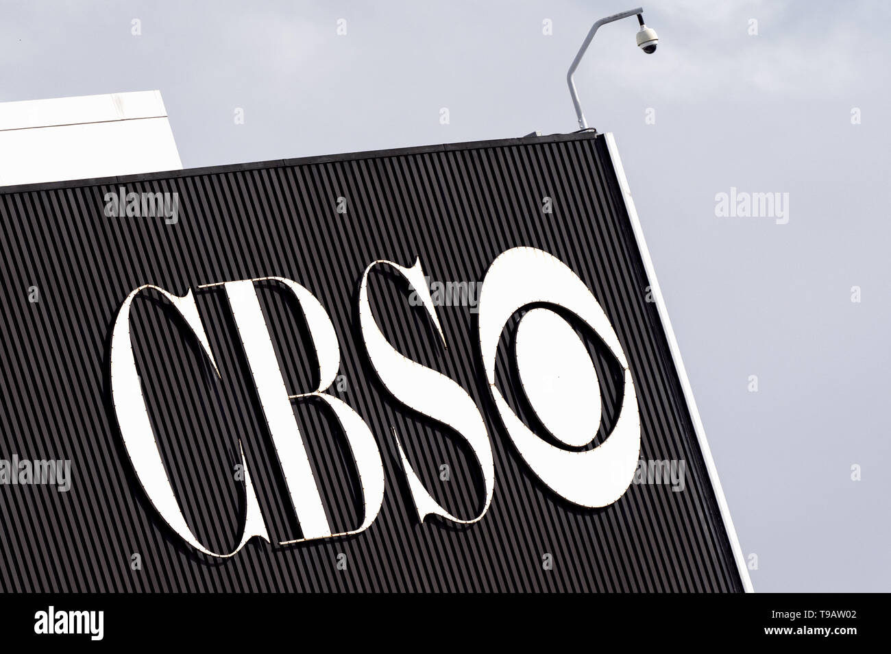 Los Angeles, CA, USA. 14th Feb, 2019. CBS logo seen at the CBS Television City Studio in Los Angeles, California. Credit: Ronen Tivony/SOPA Images/ZUMA Wire/Alamy Live News Stock Photo