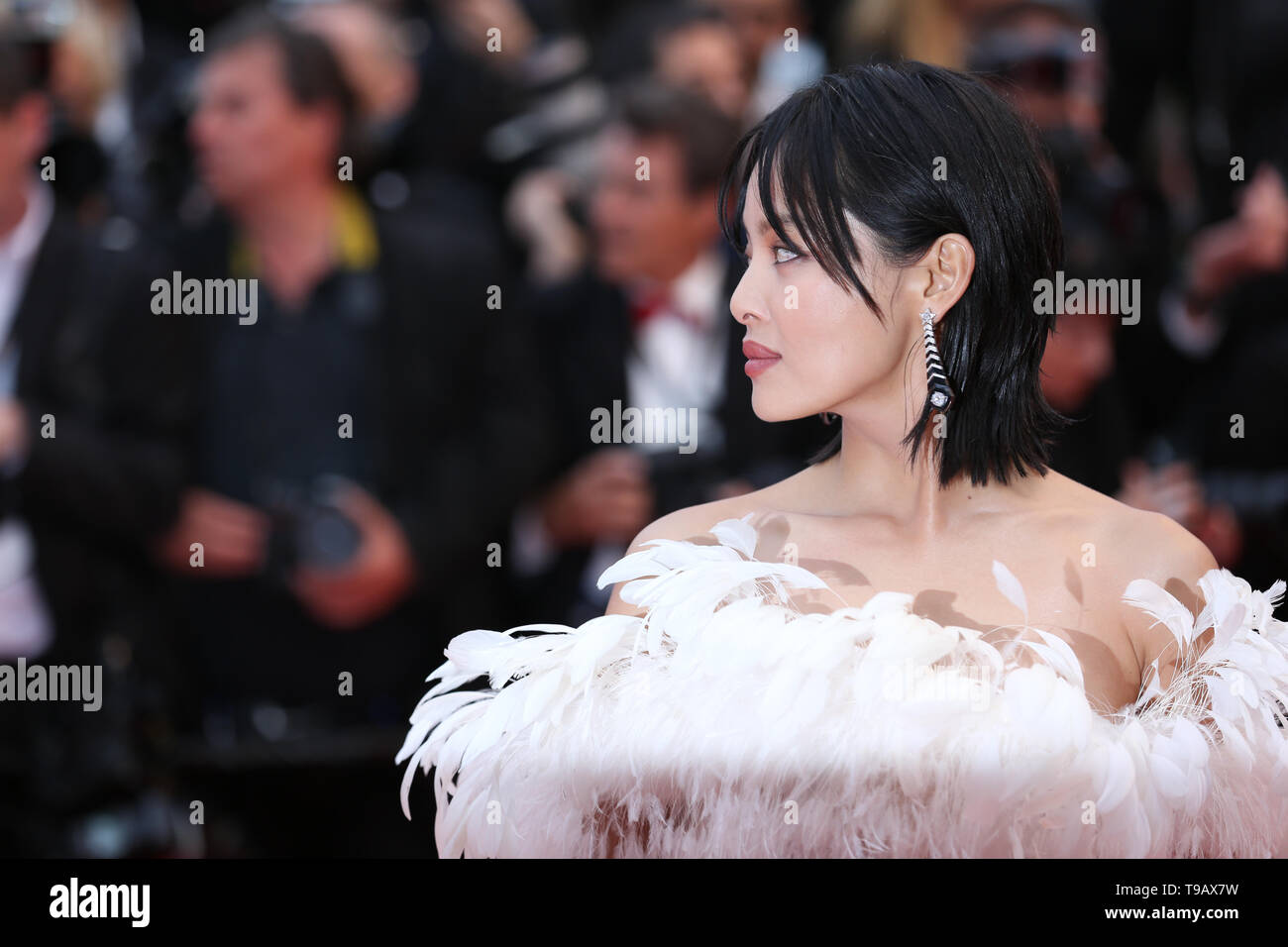CANNES, FRANCE - MAY 17: Xin Zhilei attends the screening of 'Pain And Glory (Dolor Y Gloria/ Douleur Et Gloire)' during the 72nd Cannes Film Festival (Credit: Mickael Chavet/Project Daybreak/Alamy Live News) Stock Photo