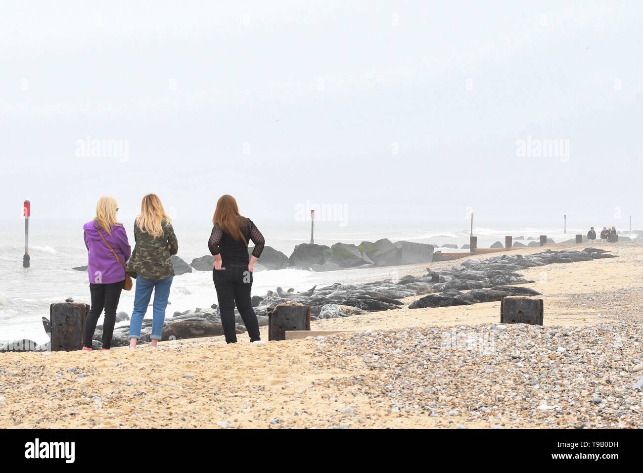 Horsey Norfolk England Uk 18th May 19 Uk Weather A Grey Misty Day In Norfolk For