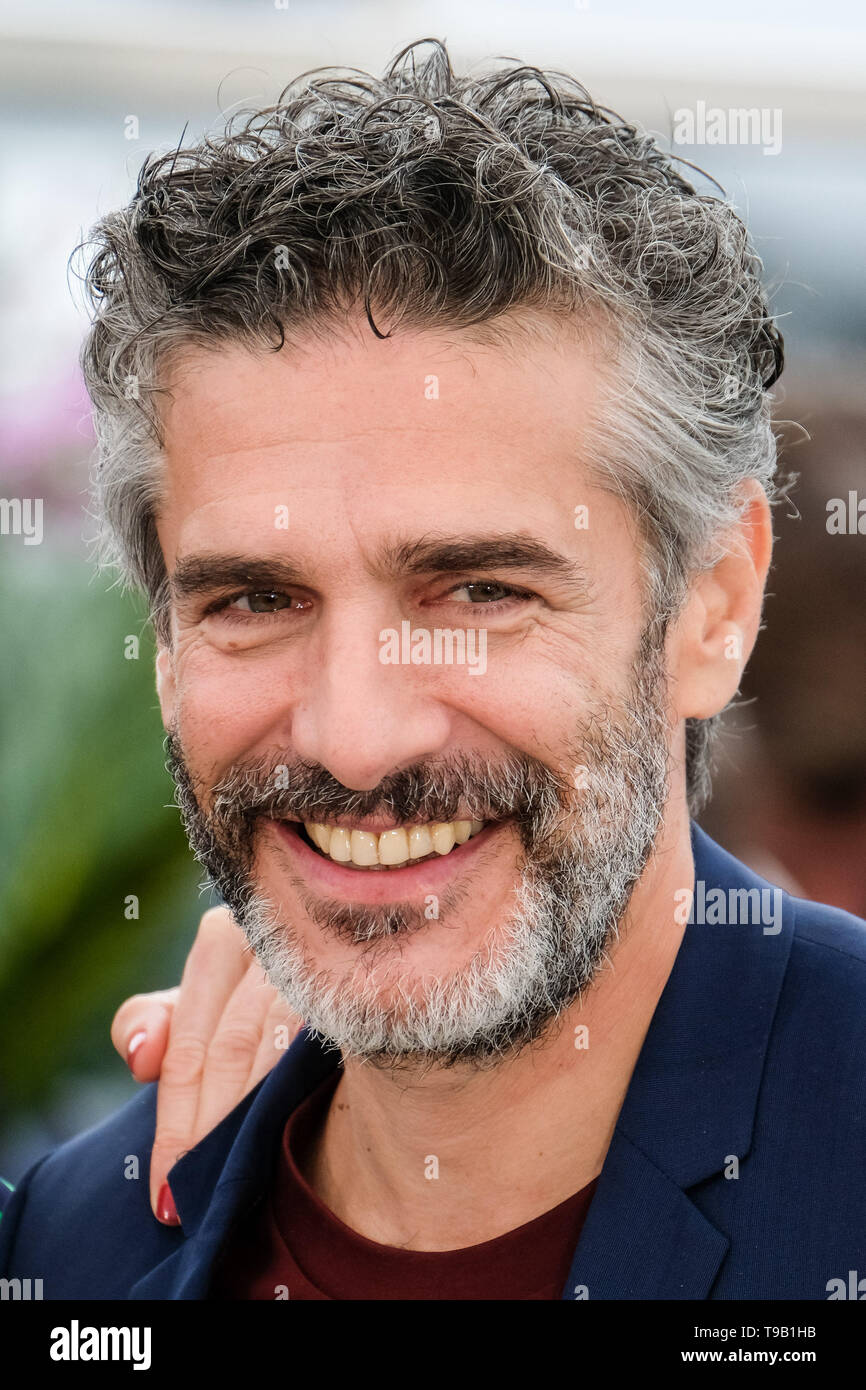Leonardo Sbaraglia poses at a photocall for  Pain and Glory (Dolor y gloria ) on Saturday 18 May 2019 at the 72nd Festival de Cannes, Palais des Festivals, Cannes. Pictured: Leonardo Sbaraglia. Picture by Julie Edwards. Stock Photo
