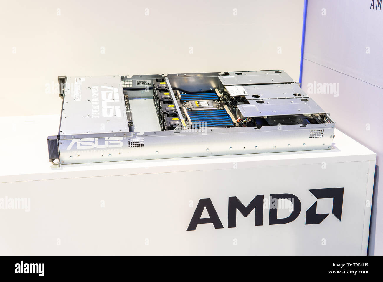 Berlin, Germany, August 31, 2018, Asus server with AMD Epyc CPU at AMD  exhibition pavilion showroom, stand at Global Innovations Show IFA 2018  Stock Photo - Alamy