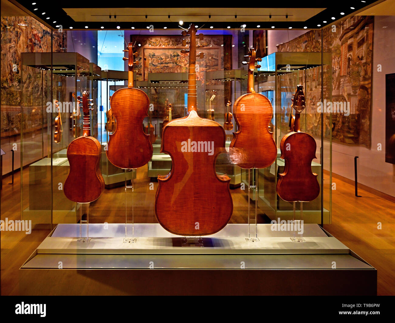 Oxford Ashmolean Museum ancient stringed instruments Stock Photo Alamy