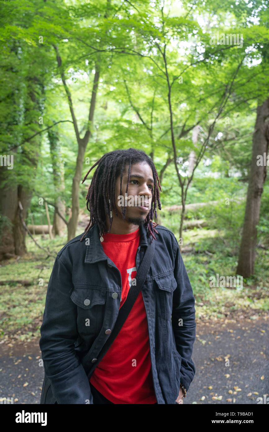 Old man with dreadlocks hi-res stock photography and images - Alamy