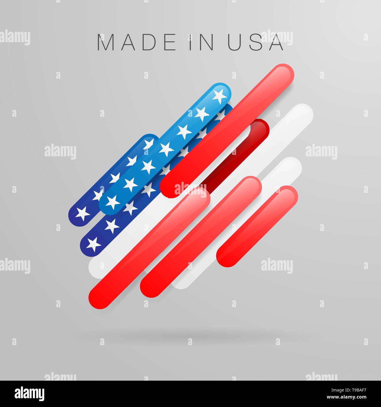 Usa flag vector vectors hi-res stock photography and images - Alamy