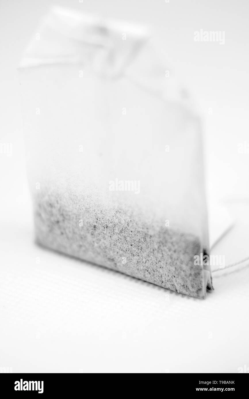 tea bag on white background Stock Photo Alamy