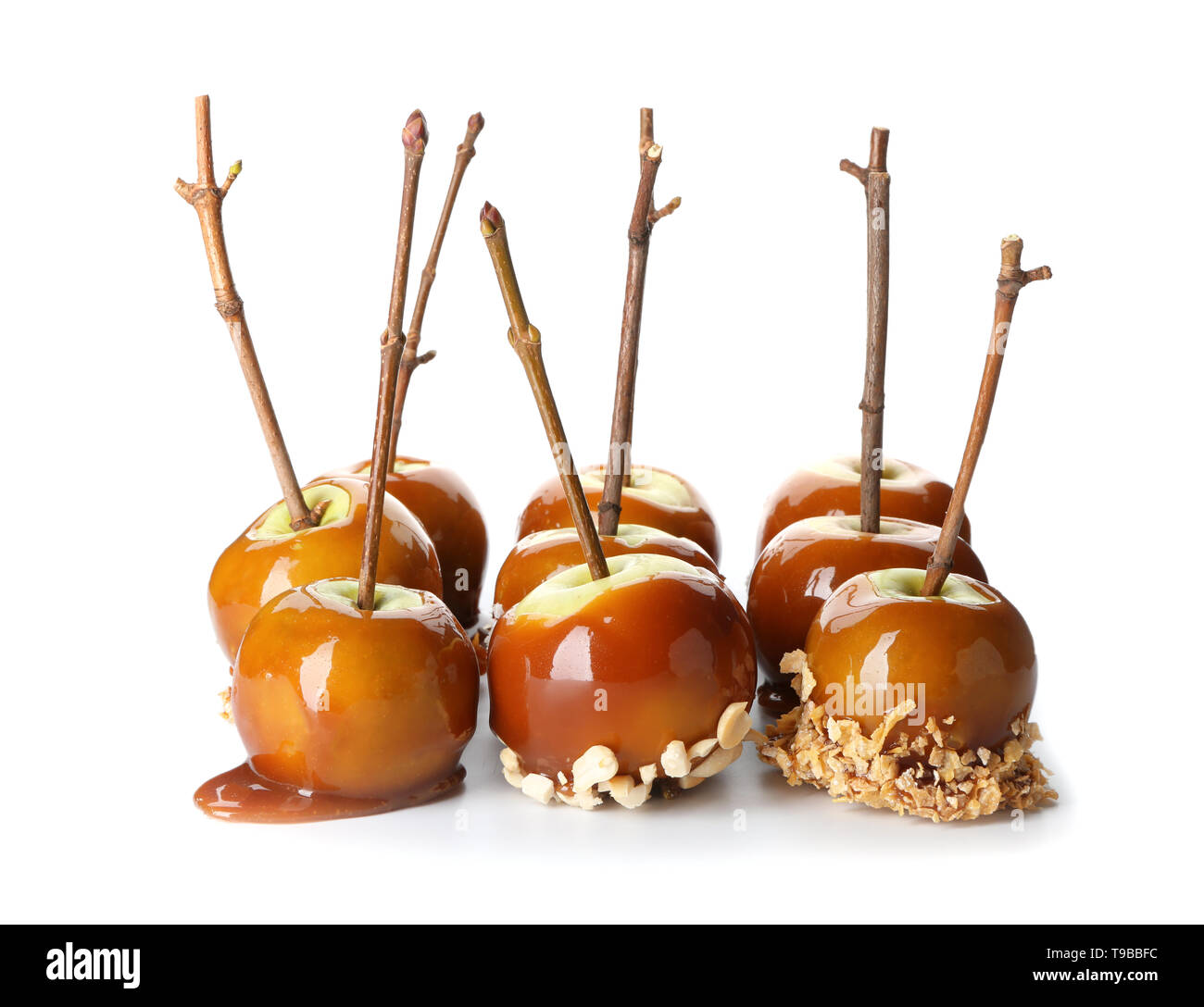 Toffee apples and peanuts Cut Out Stock Images & Pictures Alamy