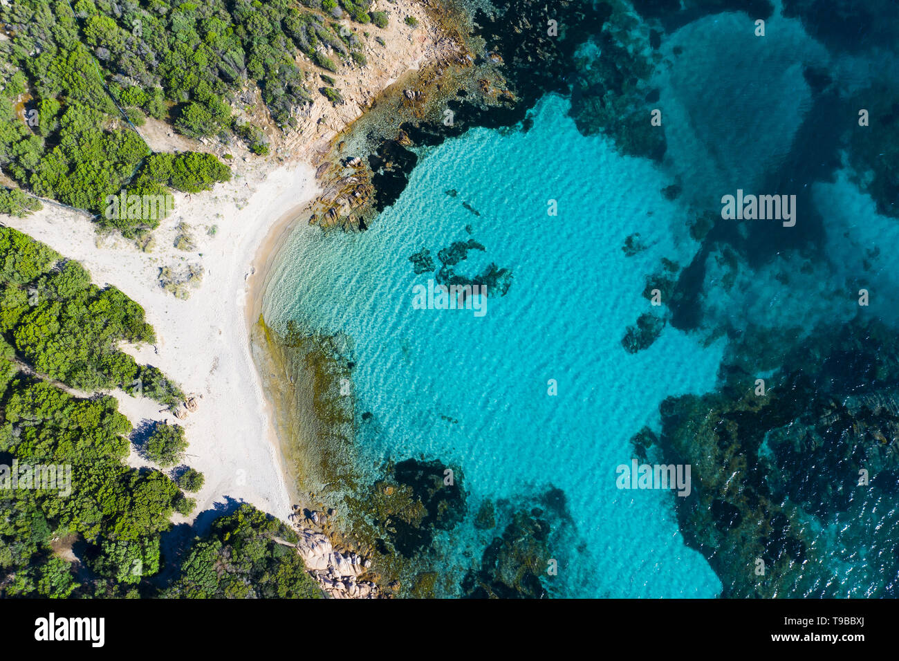 View From Above Stunning Aerial View Of The Capriccioli Beach Bathed 