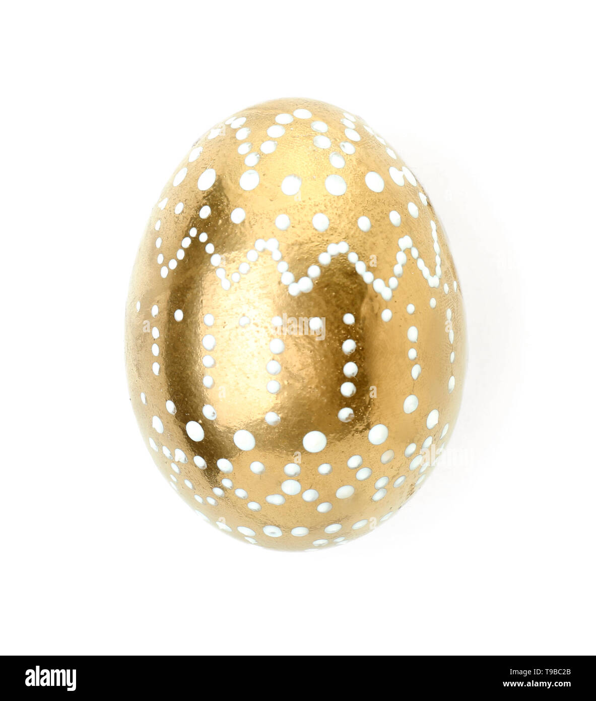 Beautiful Easter egg on white background Stock Photo - Alamy
