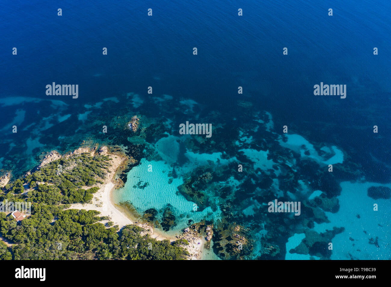 View From Above Stunning Aerial View Of The Capriccioli Beach Bathed 