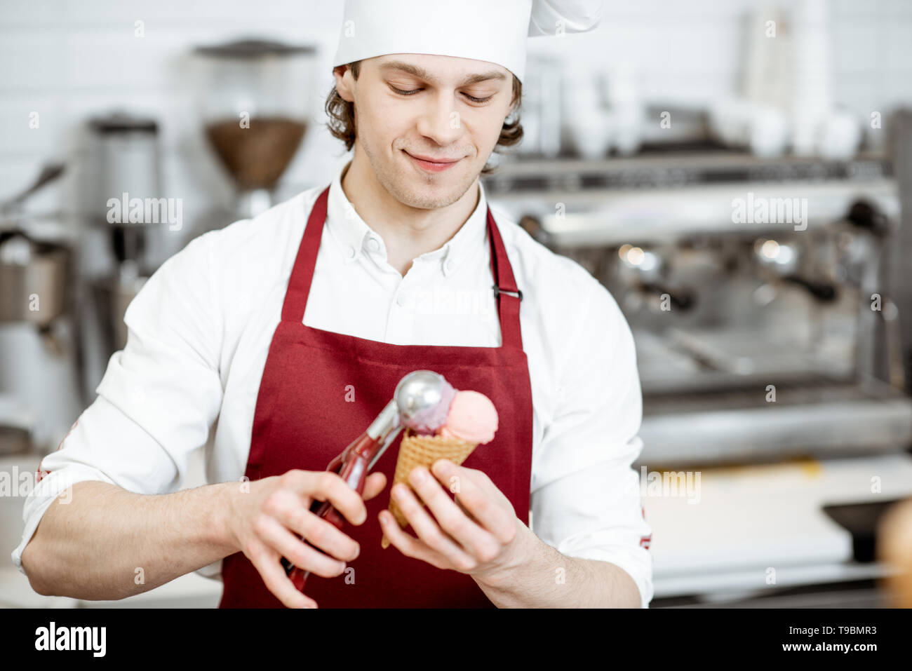 Ice Cream Man Hat High Resolution Stock Photography And Images Alamy