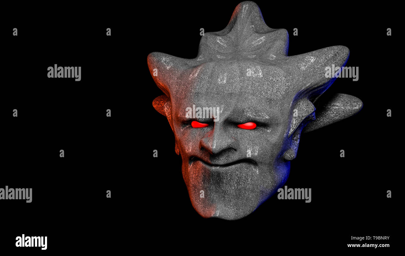 Illustration of a demon head hi-res stock photography and images - Page 7 -  Alamy