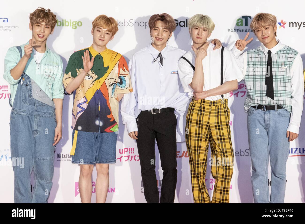 Spectrum Boy May 18, 2019 - Chiba, Japan - Members of the South Korean boy group ...