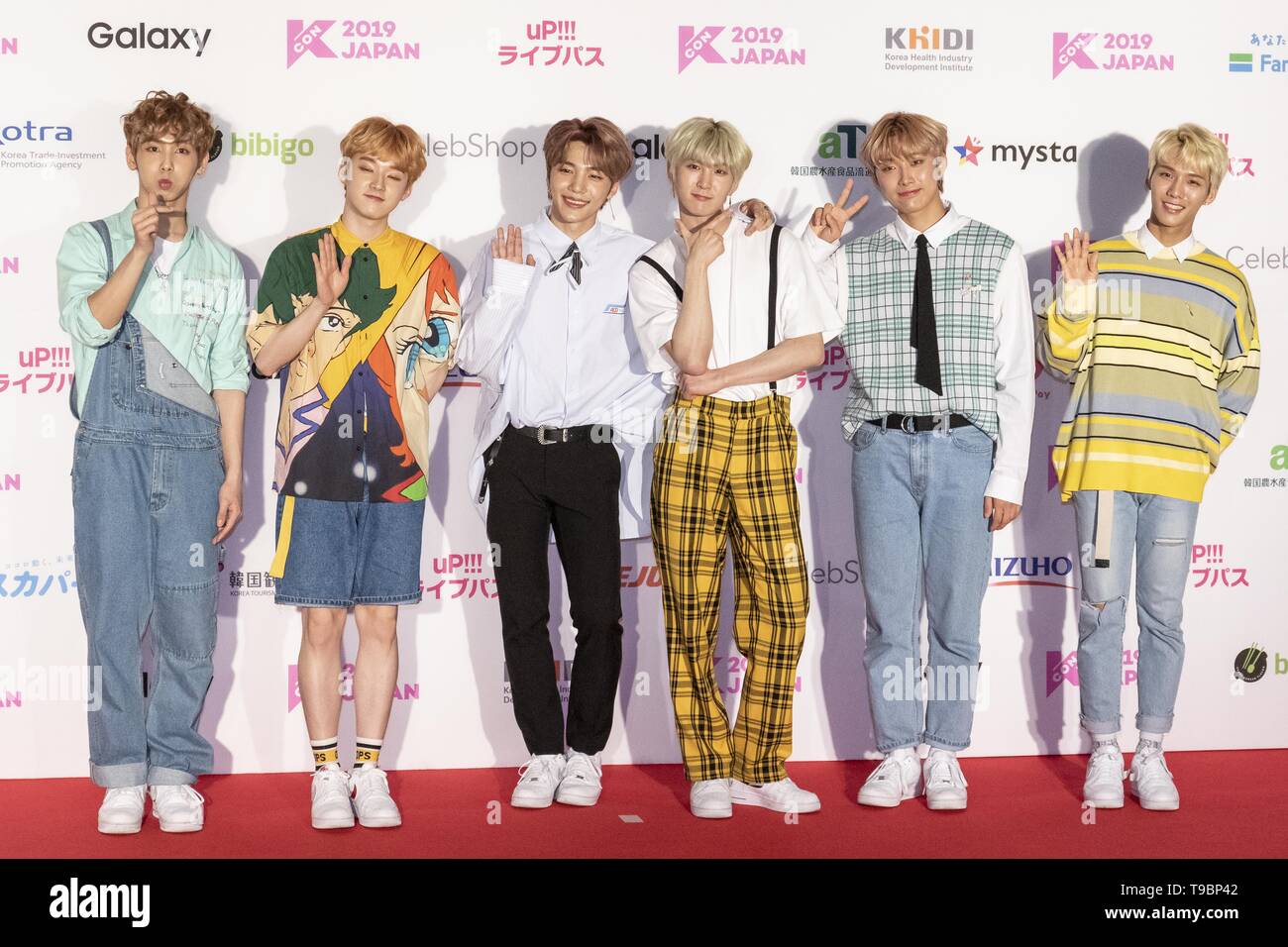 Spectrum Boy May 18, 2019 - Chiba, Japan - Members of the South Korean boy group ...