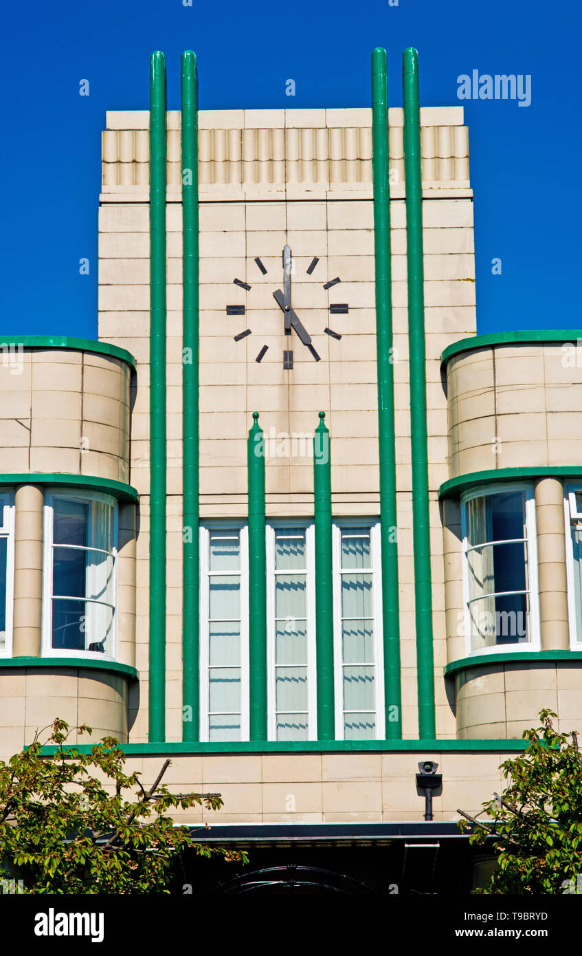 Entrance to flats of former Daylight Bakery, Stockton on Tees