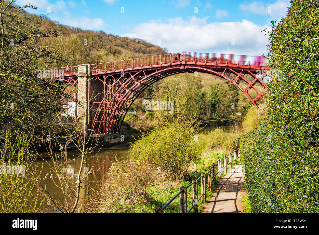 The Iron Bridge, Ironbridge, Shropshire. UK Stock Photo Alamy