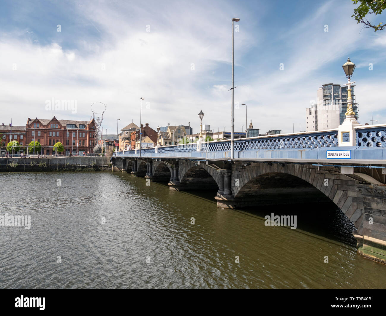 Queens Bridge, Belfast Stock Photo