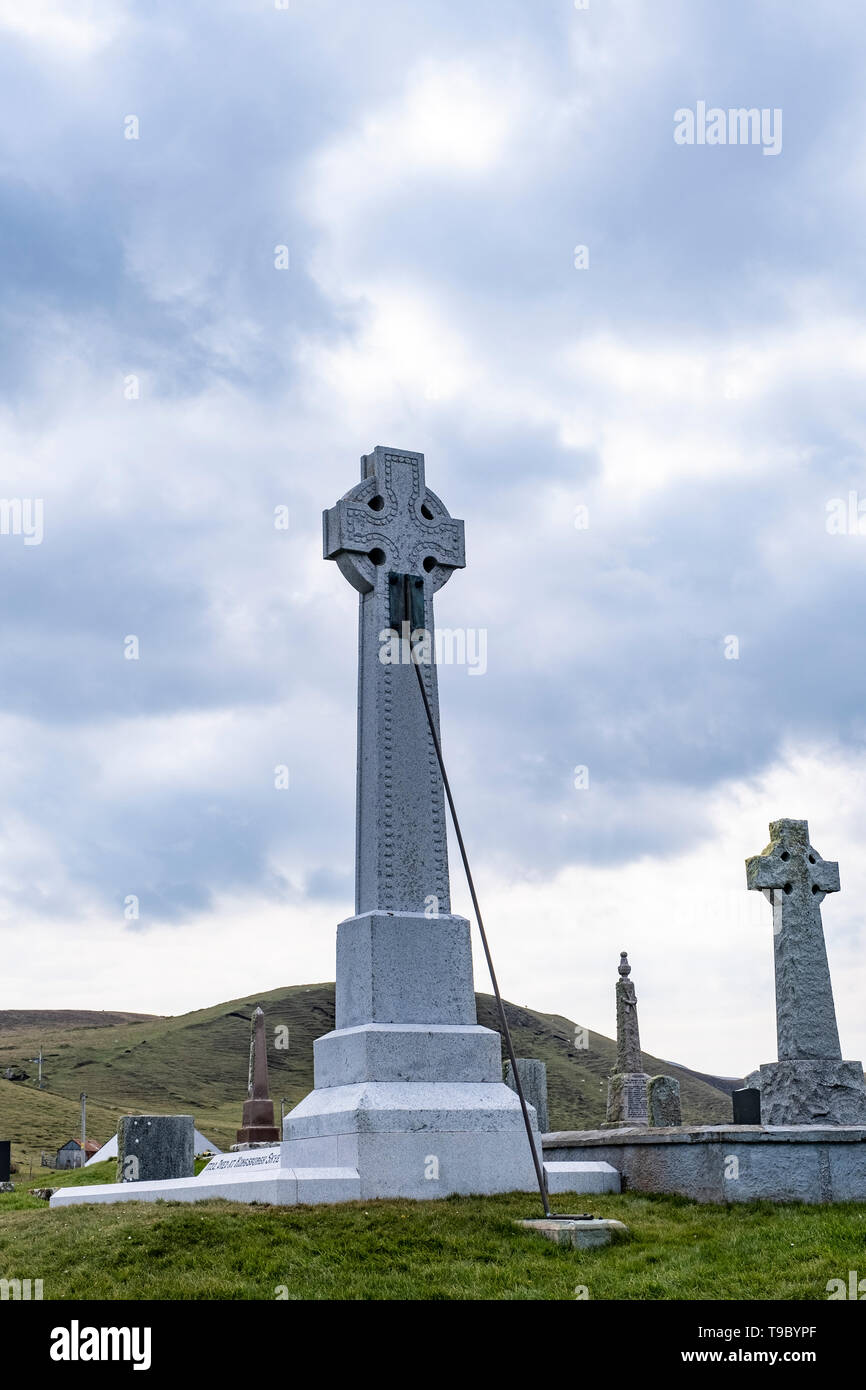 Flora MacDonald Monument, Kilmuir Cemetery, Kilmuir, (Cille Mhoire