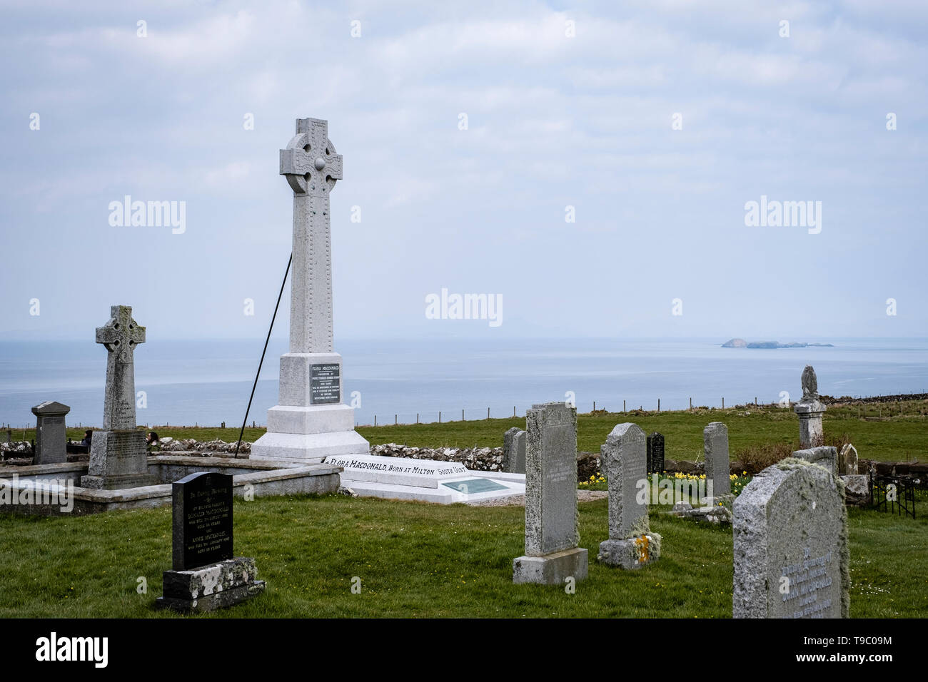 Flora MacDonald Monument, Kilmuir Cemetery, Kilmuir, (Cille Mhoire