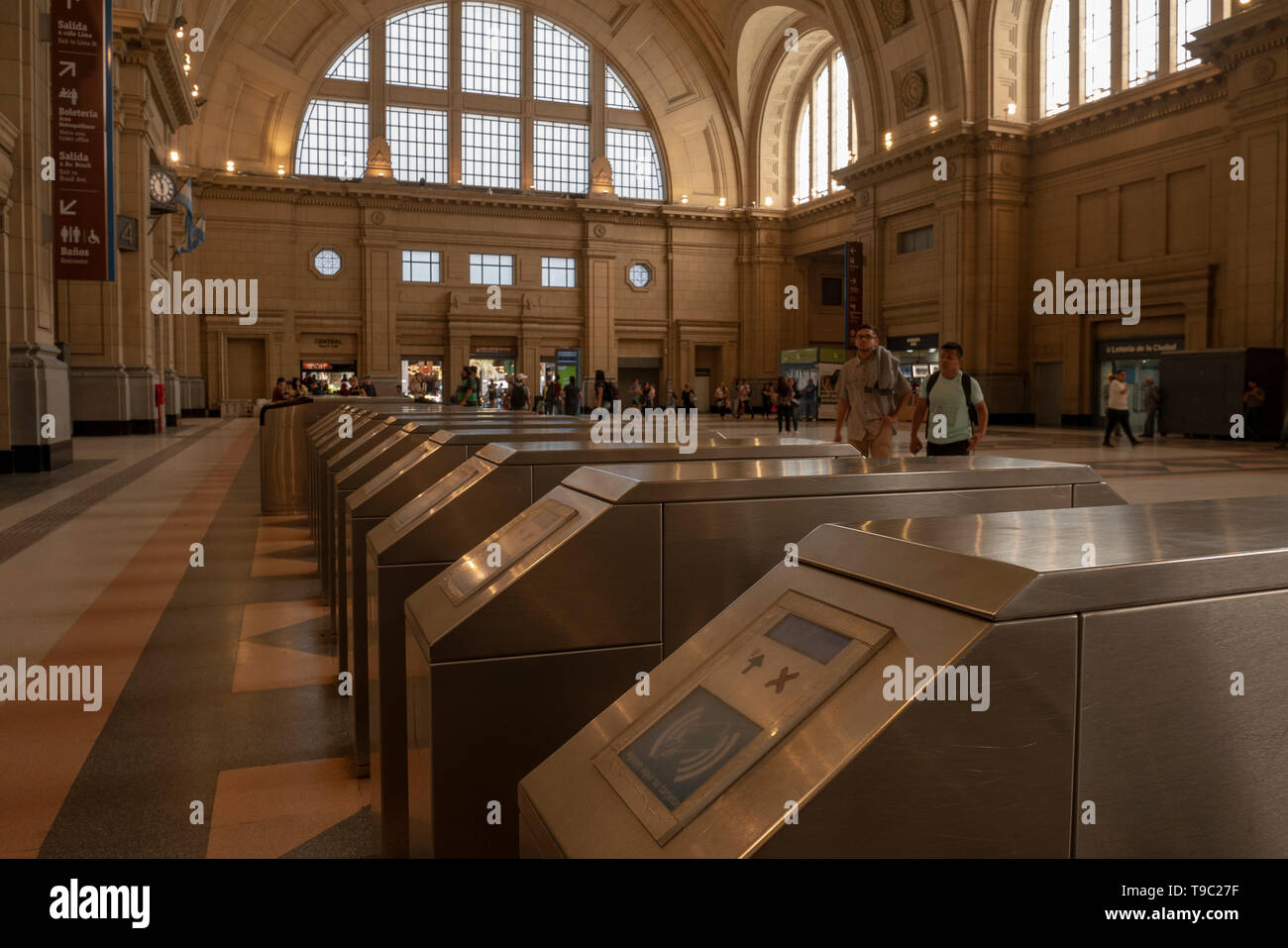 The Plaza Constitución railway station (Buenos Aires, Argentina) is
