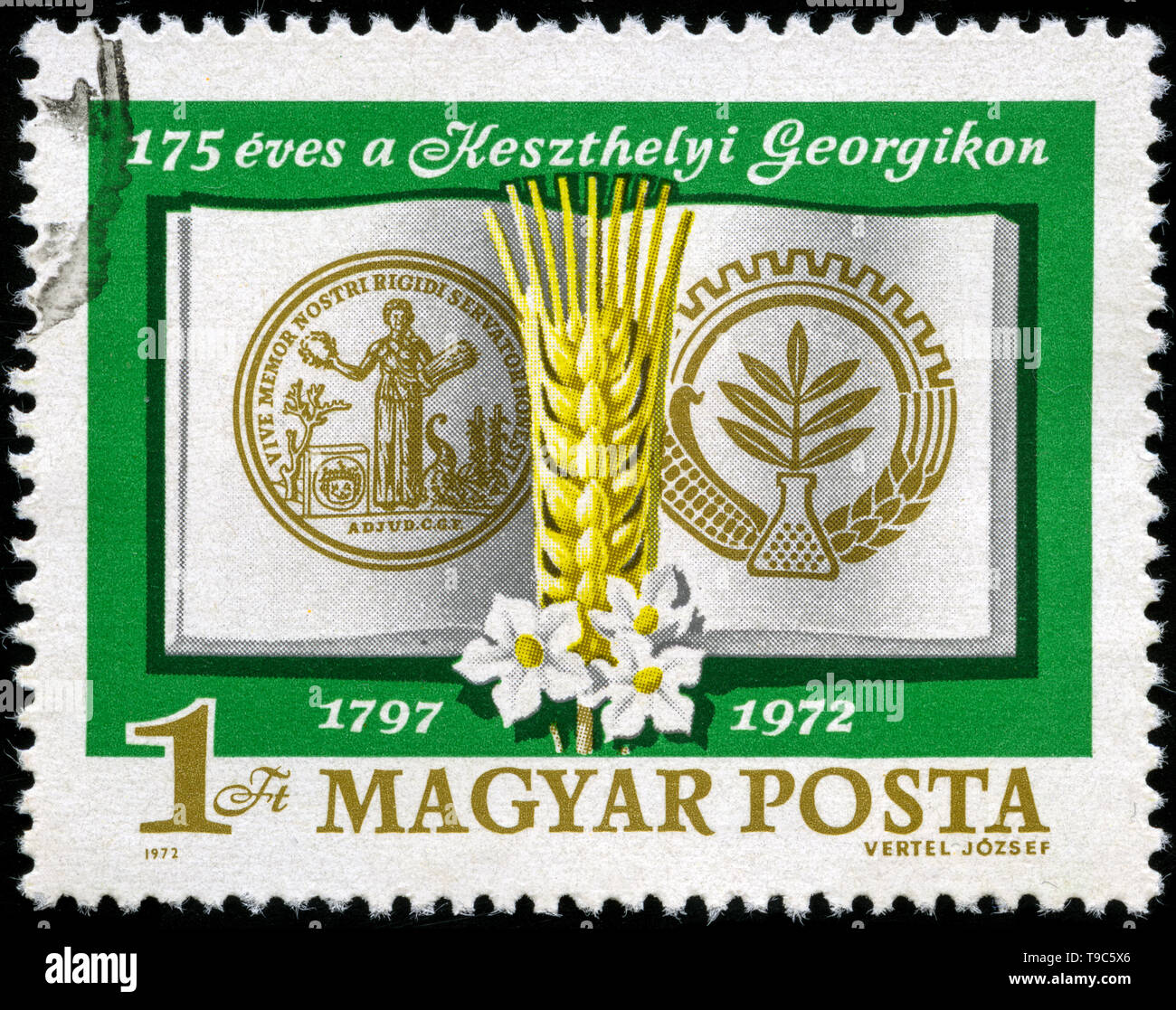Postage stamp from Hungary in the Georgikon series issued in 1972 Stock Photo