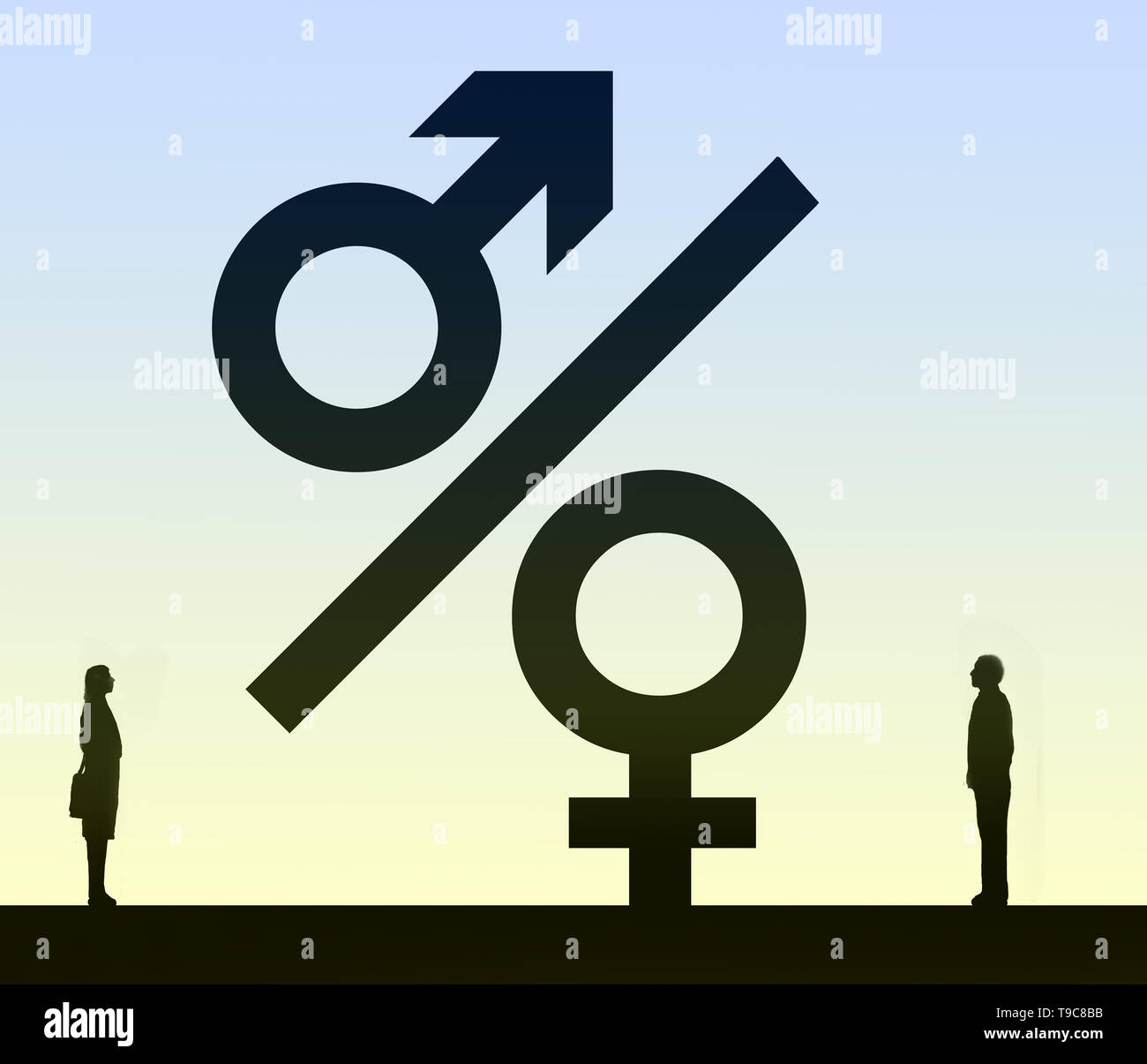 Male female gender symbols hi-res stock photography and images - Alamy