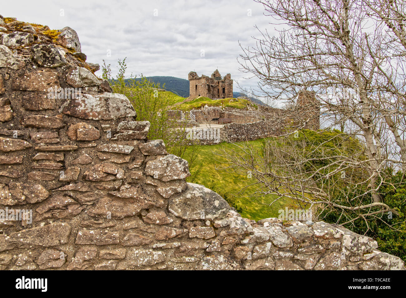 Urquhart Castle in Scotland Stock Photo