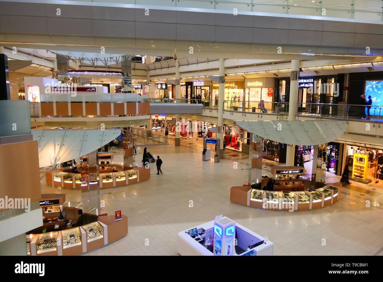 RIYADH, SAUDI ARABIA DECEMBER 16, 2018 The shopping mall within the