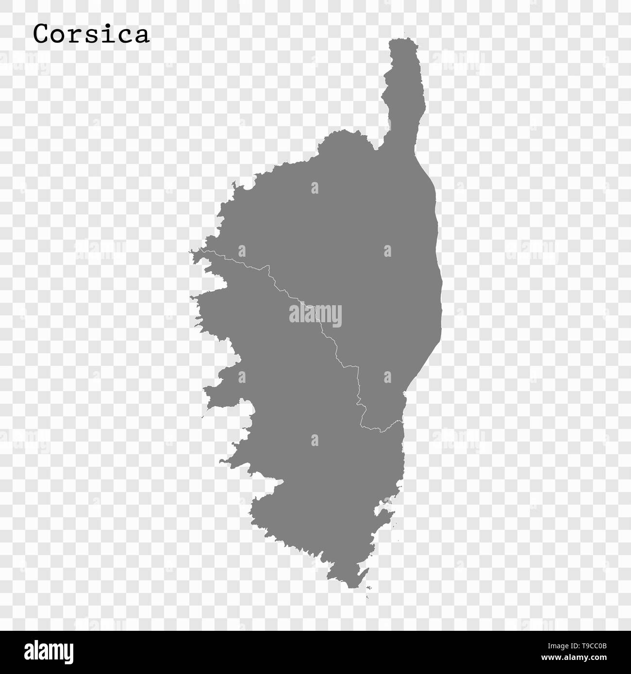 Ajaccio corsica Stock Vector Images Alamy