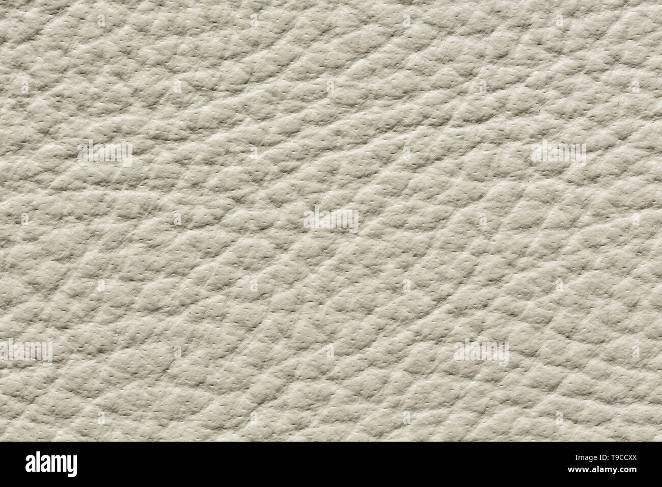 Contrast uneven leather texture in light colour. Stock Photo