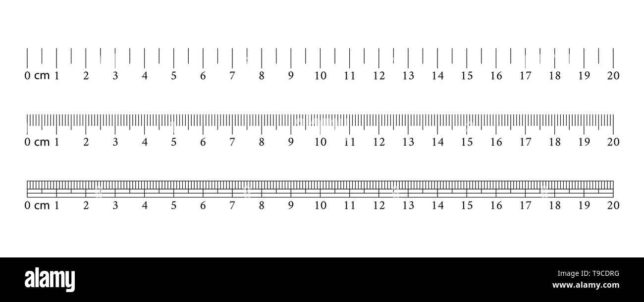 Inch rulers. Measuring tool. Ruler Graduation grid. Size indicator units. Inches measuring scale. Vector illustration. Stock Vector